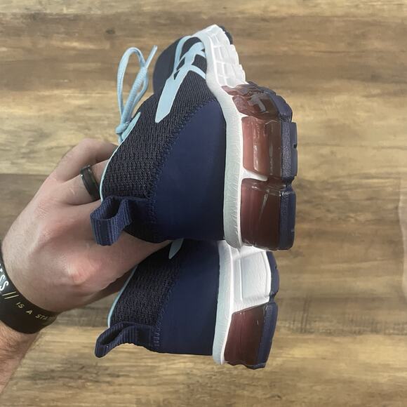 ASICS GEL-Quantum 90 Women’s Running Shoes Size 8.5 1022A115 Blue White - Picture 7 of 8